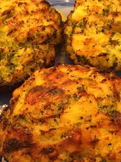 Una foto de Tortitas de Brócoli y Patata