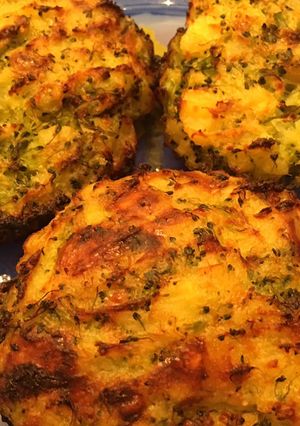 Una foto de Tortitas de Brócoli y Patata