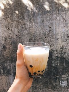 Hình của món Sữa tươi trân châu đường đen.