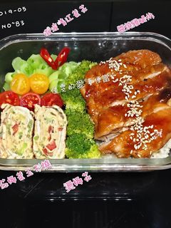醬燒雞腿排便當 的食譜成品照片