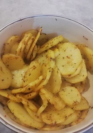 Una foto de Papas saborizadas al horno