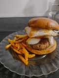 Hamburguesa India Con patatas