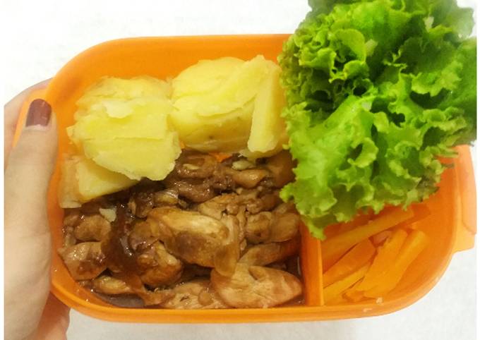 Resep Chicken Teriyaki Ala Anak Kos - Menu Sehat/Diet, Lezat