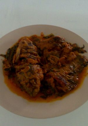 Foto resep Pesmol ikan mas daun kemangi