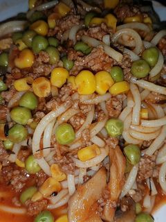 صورة لوصفة معكرونة باللحم