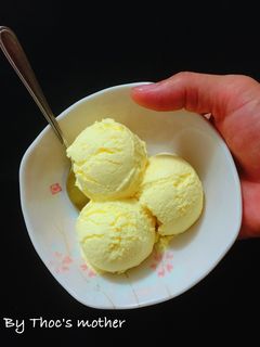 Hình của món Kem chanh leo.