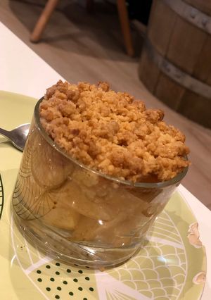 Une photo de 🍎 Crumble aux pommes 🍎