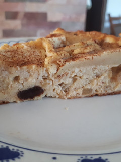 Una foto de Tarta de ricota y manzana (sin harina y sin azúcar)