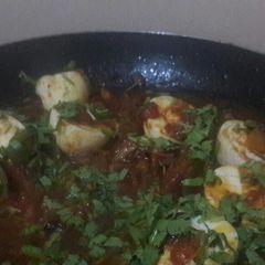 A picture of Spicy Egg Curry.
