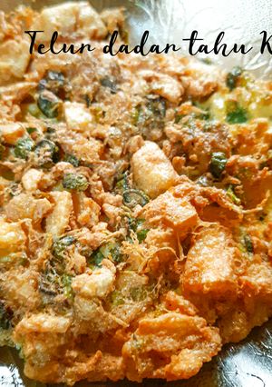 Foto resep Telur dadar tahu krispi