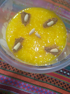 عکسی از دستور شله زرد