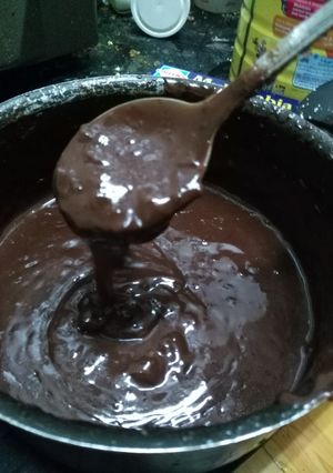 صورة لوصفة طريقه عمل صوص الشوكولاته