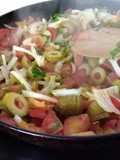 Salsa a la griega para pastas