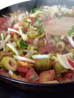 Una foto de Salsa a la griega para pastas