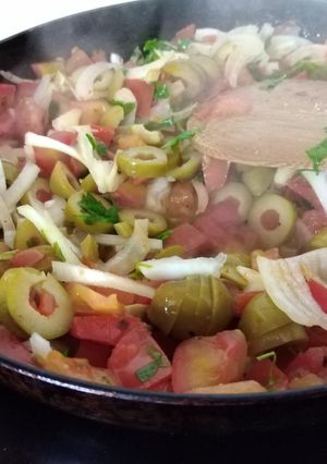 Una foto de Salsa a la griega para pastas