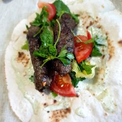 Seekh kebab A picture of Seekh kebab.