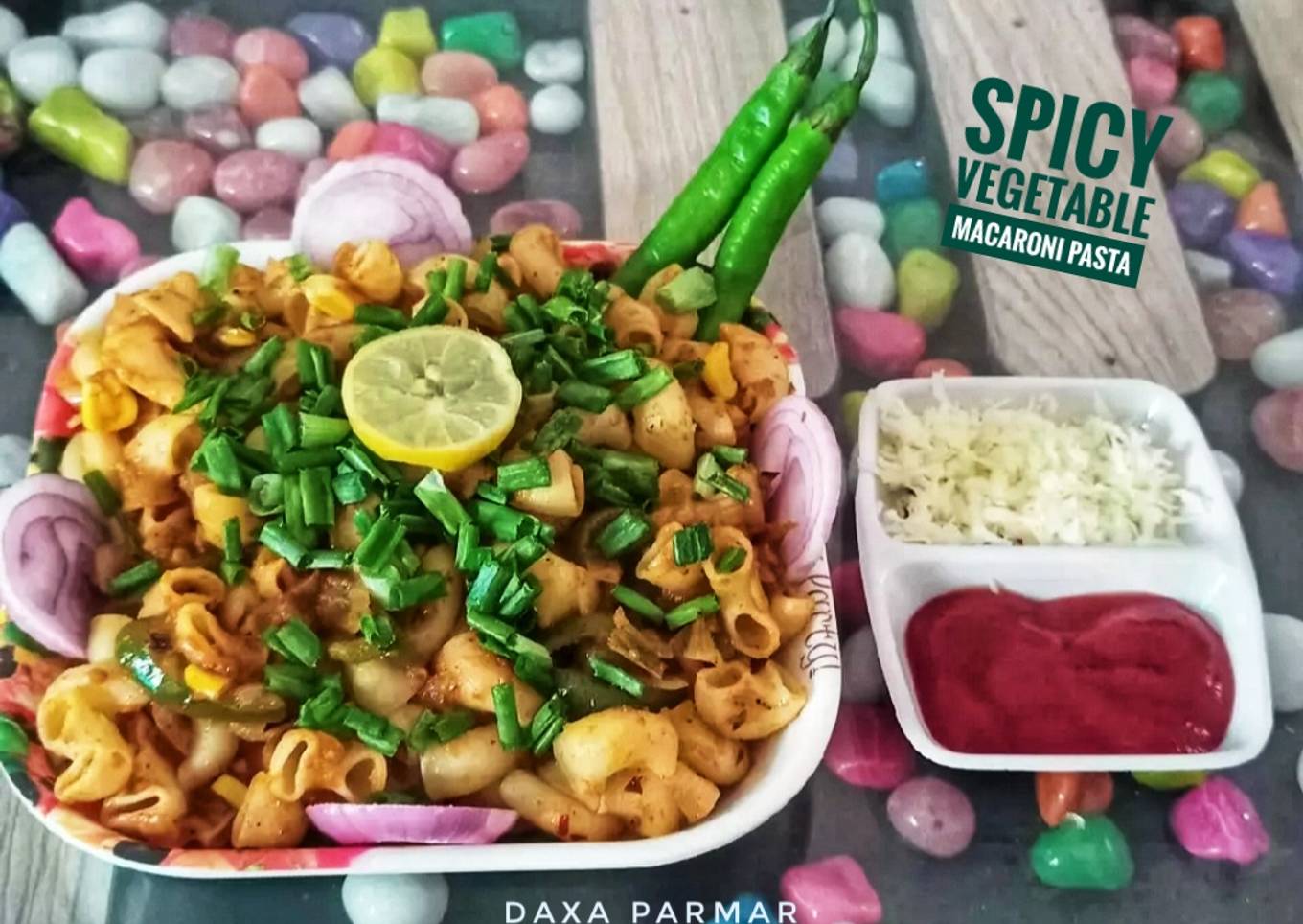 Spicy Vegetable Macaroni Pasta