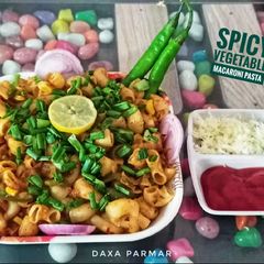 A picture of Spicy Vegetable Macaroni Pasta.