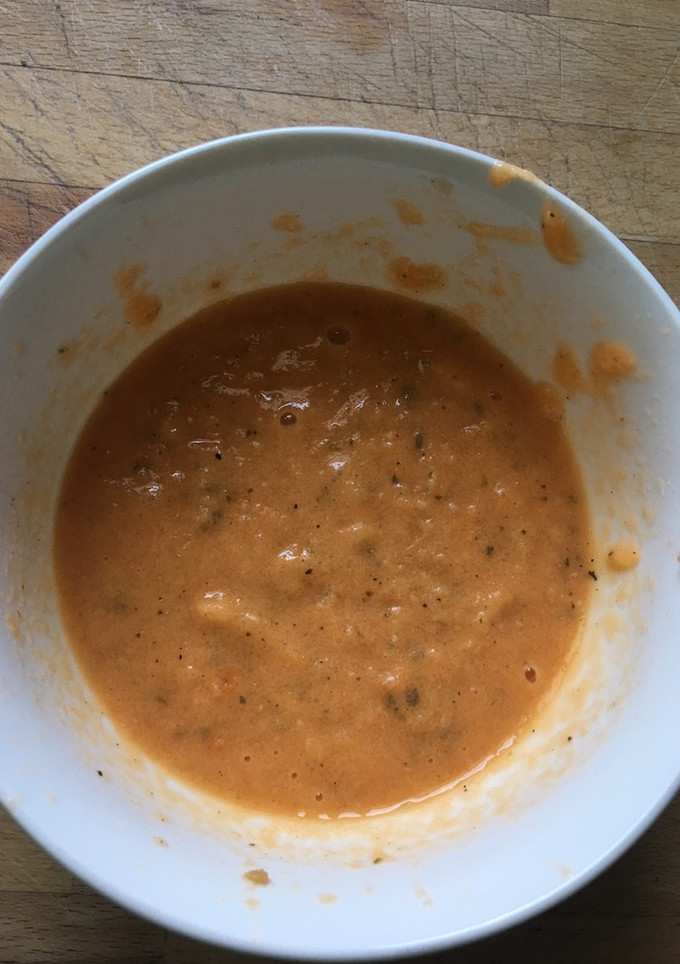 Una foto de Salsa de tomate casera y natural
