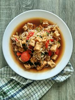 Foto resep Tumis Tauge Tahu Kuah Kecap
