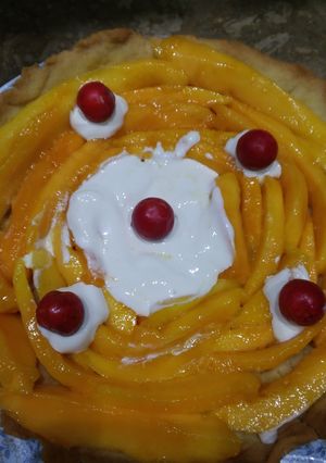 A picture of Mango Tart.