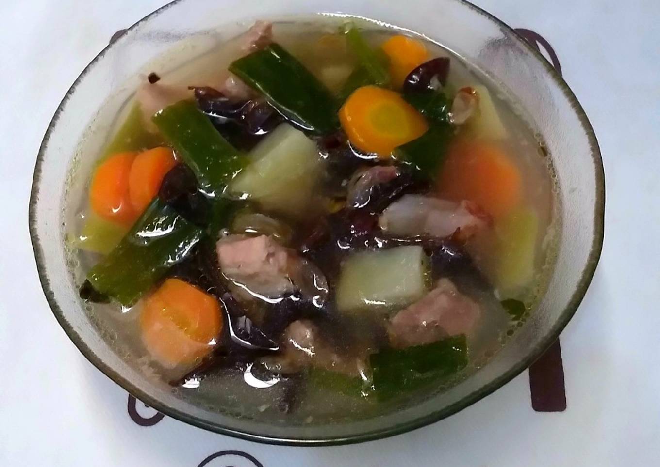 Sop Tetelan Jamur Kuping