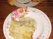 Una foto de pasta rellena con papa