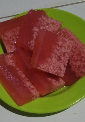 Foto resep Puding Lumut Merah Manja