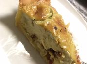 Uma foto de quiche bacon