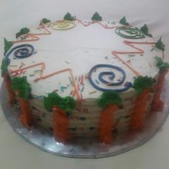 Rich carrot cake A picture of Rich carrot cake.