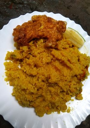 বাসি ভাত এ পাতলা খিচুরি রেসিপির প্রধান ছবি