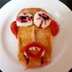 My So Simple Halloween kiddies Breakfast 😈 A picture of My So Simple Halloween kiddies Breakfast 😈.