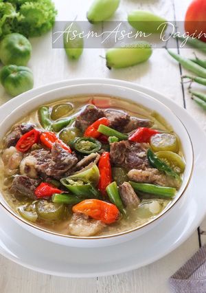 Foto resep Asem Asem Daging