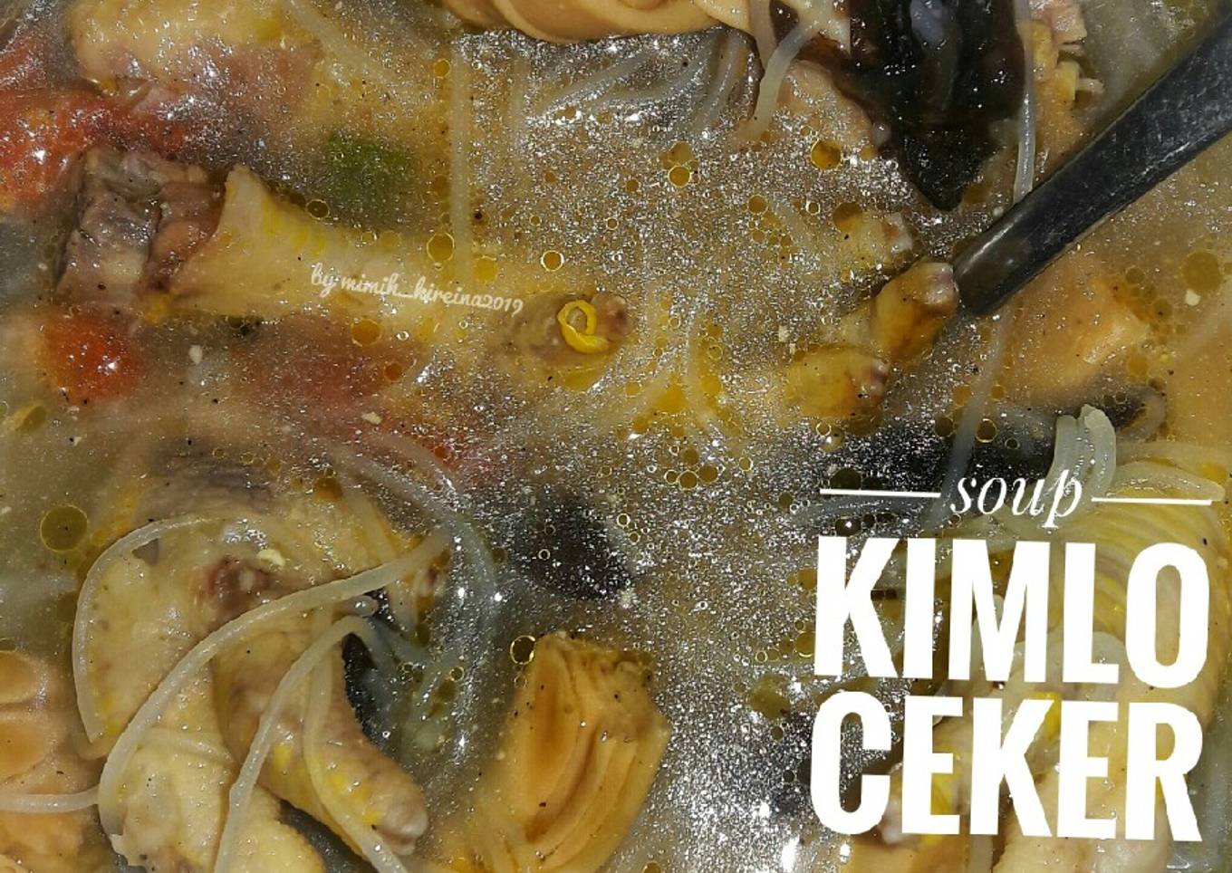 Bagaimana Menyiapkan Soup kimlo ceker yang Lezat