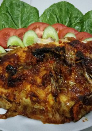 Foto resep Bawal item bakar
