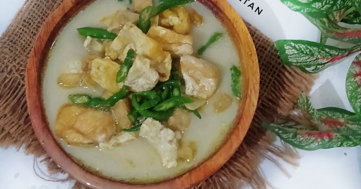 Resep Jangan Lombok Tahu Tempe Mudah dan Praktis Dihidangkan