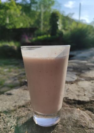 Φωτογραφία της συνταγής Smoothie με γιαούρτι και φράουλα