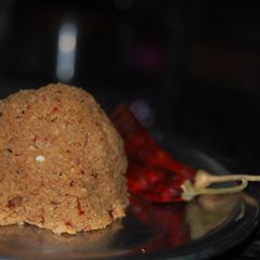 A picture of Coconut Tamarind Chutney.