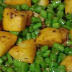 A picture of Beans Aloo Sabzi.