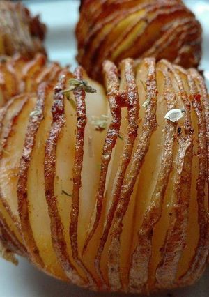 Zdjęcie przepisu Ziemniaki Hasselback.