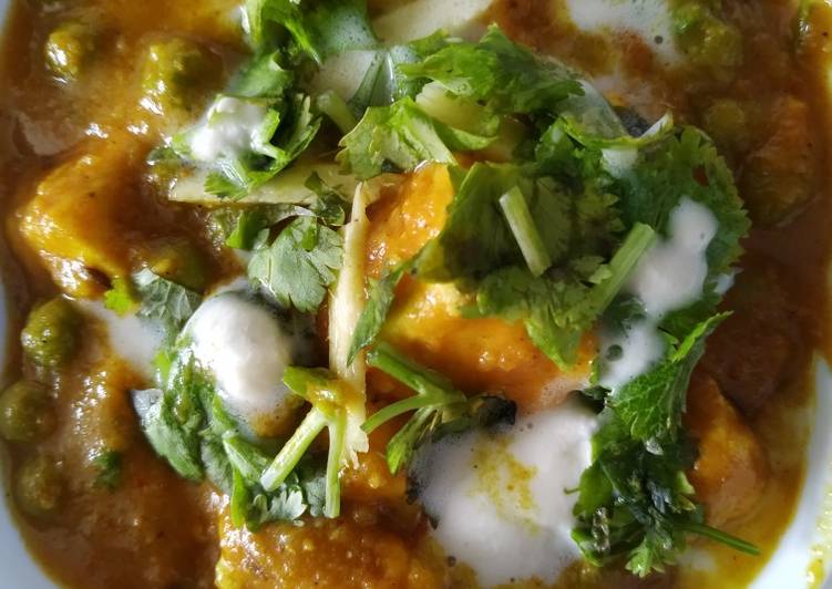 Easiest Way to Prepare Favorite Matar Paneer Recipe