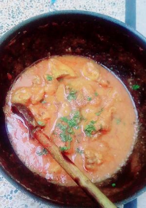 A picture of Chicken gravy.