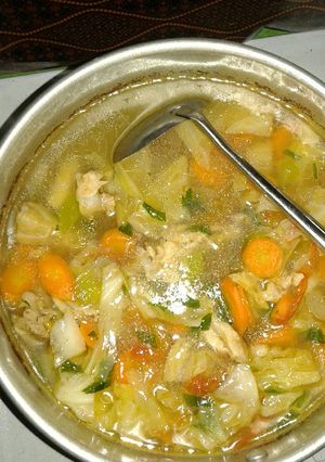 Foto resep Sop ayam sambal kecap