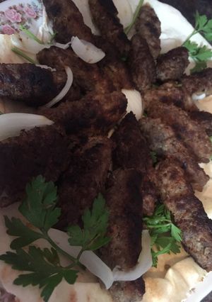 صورة لوصفة كباب