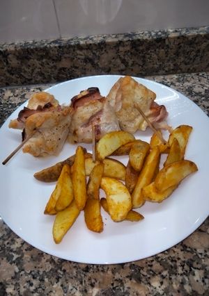 Una foto de NINJA FOODI MAX DUAL ZONE: Pinchito mixto