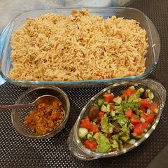 A picture of Pulao In Leftover Chicken Yakhni.