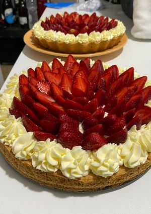 Una foto de Tarta de frutillas