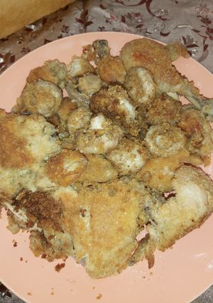 عکسی از دستور مرغ و قارچ سوخاری