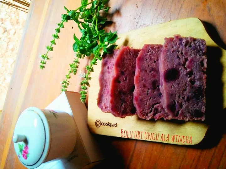 Cara Gampang Membuat Resep #246. Bolu Ubi Ungu ala Windha yang Uenak Anti Ribet, Mantap