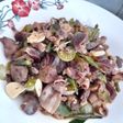 Ati Ampela tumis cabe hijau